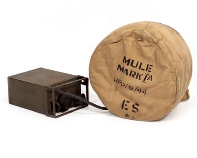 Lot 156 - A MULE'S GAS MASK