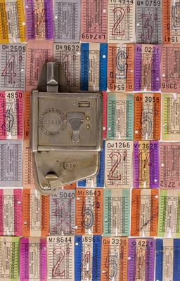 Lot 174 - A 1950'S ERA BELL BUS CONDUCTOR'S TICKET PUNCH