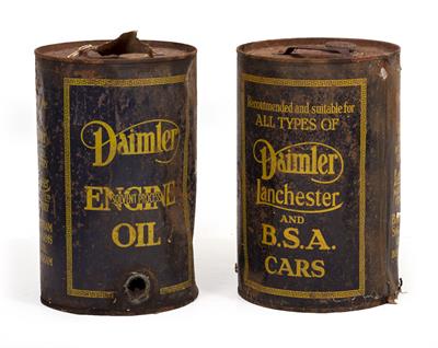 Lot 183 - A DAIMLER FIVE GALLON OIL CAN