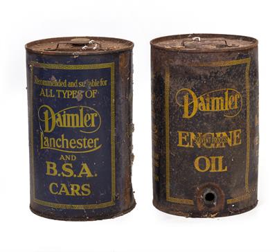 Lot 184 - A DAIMLER FIVE GALLON OIL CAN