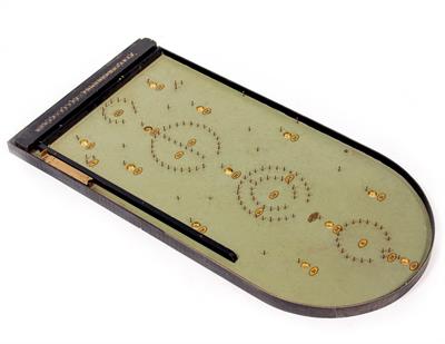 Lot 222 - A BAGATELLE BOARD