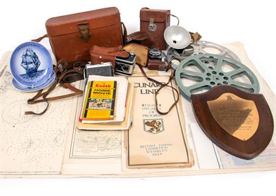 Lot 349 - A COLLECTION OF EPHEMERA RELATING TO ALAN VILLIERS