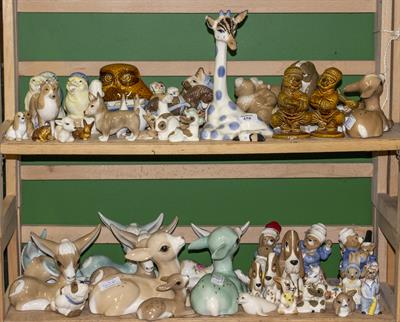 Lot 458 - A COLLECTION OF SZEILER POTTERY ANIMALS