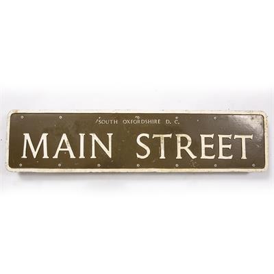 Lot 668 - OXFORDSHIRE STREET SIGN