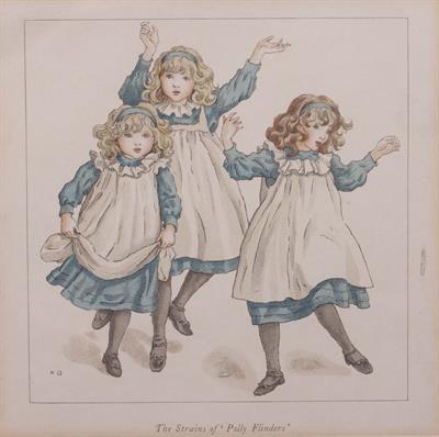 Lot 694 - A GROUP OF TEN ILLUSTRATIONS OF NURSERY RHYMES