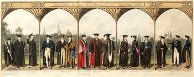 Lot 47 - NATHANIEL WHITTOCK (1828 - 1851) 'Costumes of the University of Oxford'