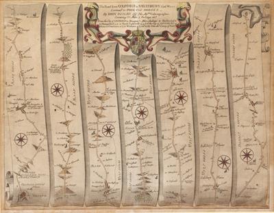 Lot 139 - JOHN OGILBY The Road from Oxford to Salisbury continued to Poole