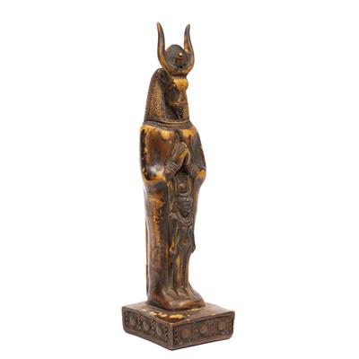 Lot 295 - A COMPOSITION STATUE of an Egyptian deity