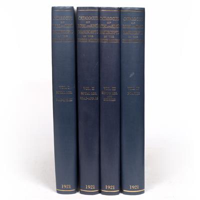 Lot 435 - BRITISH MUSEUM: Catalogue of the Western Manuscripts in the Old Royal and King's Collections by Sir