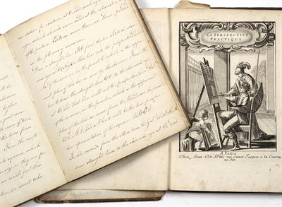 Lot 607 - A LATE 18TH CENTURY MANUSCRIPT ON PERSPECTIVE
