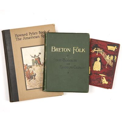 Lot 728 - AN ECLECTIC GROUP OF THREE OLD BOOKS TO INCLUDE: BLACKBURN