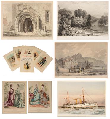 Lot 89 - A MIXED LOT OF PRINTS AND ENGRAVINGS