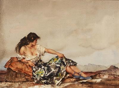 Lot 169 - SIR WILLIAM RUSSELL FLINT (1880-1969)