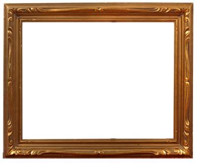 Lot 471 - AN 18TH CENTURY STYLE GILTWOOD AND COMPOSITION FRAME