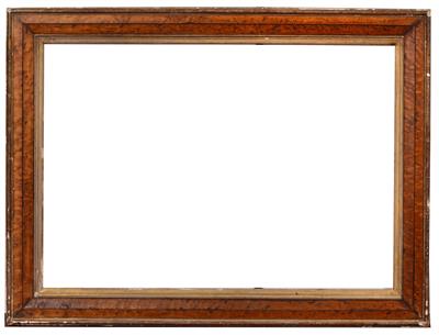 Lot 478 - A 19TH CENTURY BIRD'S EYE MAPLE FRAME with moulded edge and gilt inner slip