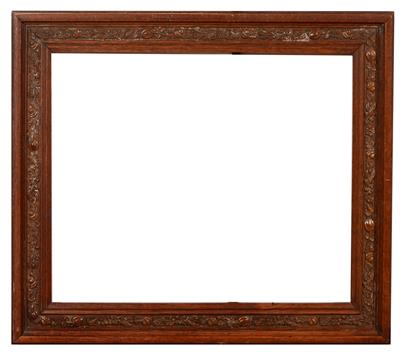 Lot 479 - A LATE 19TH CENTURY OAK FRAME