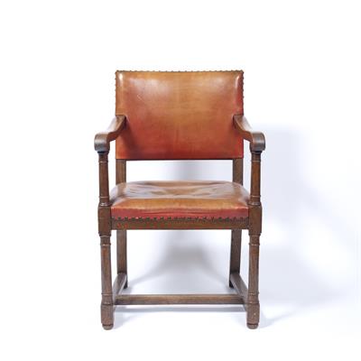 Lot 115 - Heals Tilden oak armchair