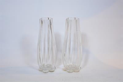 Lot 314 - Pair of Bohemian vases