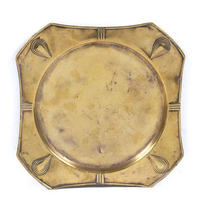 Lot 333 - Carl Deffner brass tray