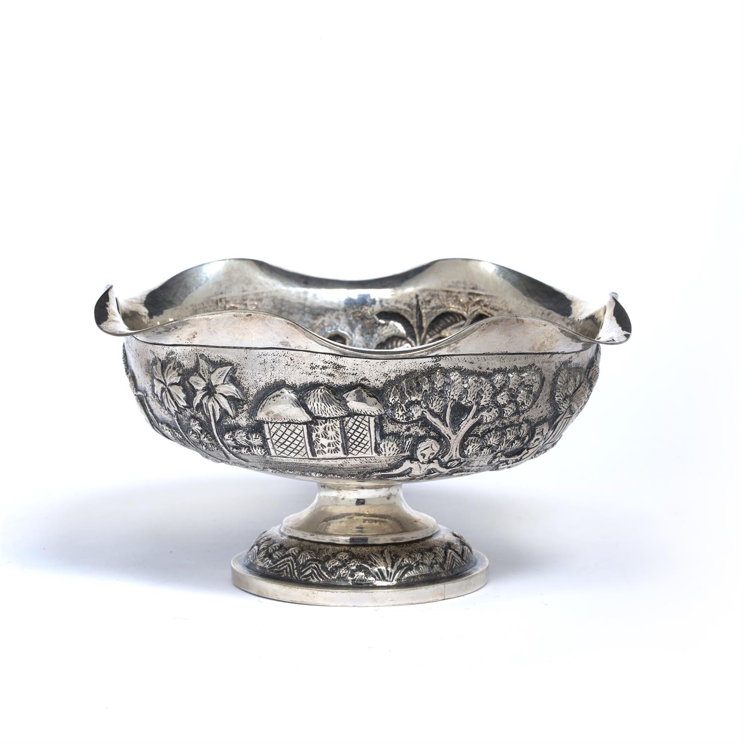 Lot 380 - Burmese White Metal Bowl