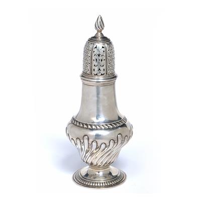 Lot 385 - Silver sugar caster