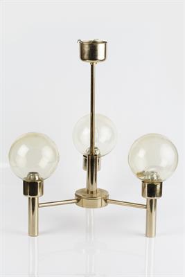 Lot 79 - Contemporary three branch ceiling light