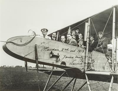 Lot 88 - Photographic print The first Airbus to carry ten" "