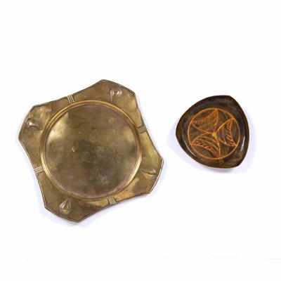 Lot 302 - Carl Deffner brass tray