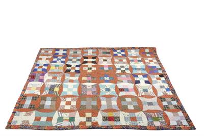 Lot 312 - Vintage patchwork quilt