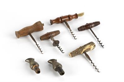 Lot 336 - Five corkscrews