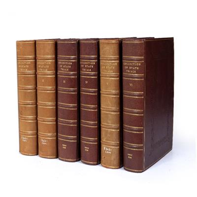 Lot 307 - A Complete Collection of State Trials and Proceedings for High Treason and Other Crimes and