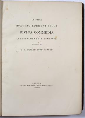 Lot 309 - ALIGHIERI DANTE