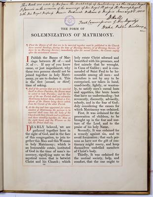 Lot 312 - The Order of Service