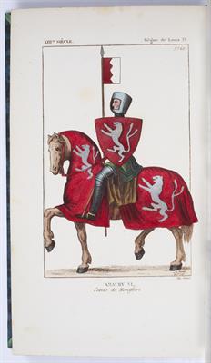 Lot 330 - Costumes Historiques De La France. Le Bibliophile Jacob nd. but Paris 1840. ½ leather with marbled