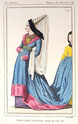Lot 330 - Costumes Historiques De La France. Le Bibliophile Jacob nd. but Paris 1840. ½ leather with marbled