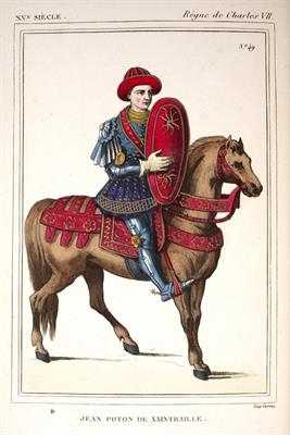 Lot 330 - Costumes Historiques De La France. Le Bibliophile Jacob nd. but Paris 1840. ½ leather with marbled