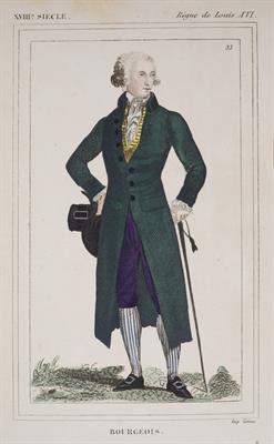 Lot 330 - Costumes Historiques De La France. Le Bibliophile Jacob nd. but Paris 1840. ½ leather with marbled