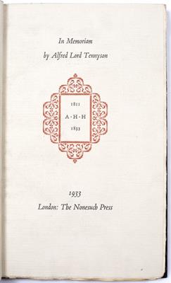 Lot 339 - THE NONESUCH PRESS