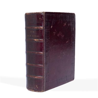 Lot 534 - A KING JAMES BIBLE. Bonham Norton & John Bill