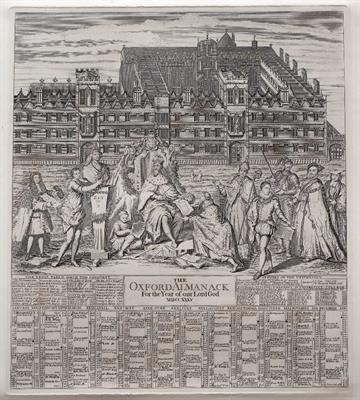 Lot 659 - The Oxford Almanack for 1816. With engravings by Joseph Shelton of the Divinity School after John