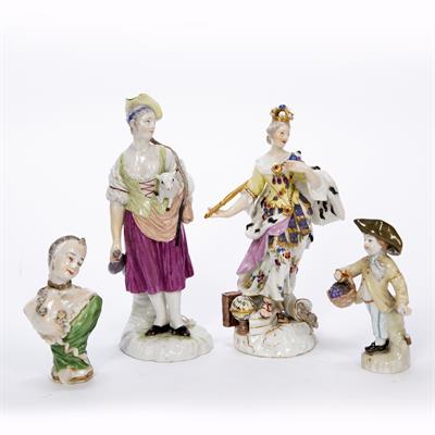 Lot 9 - Group of four porcelain figures