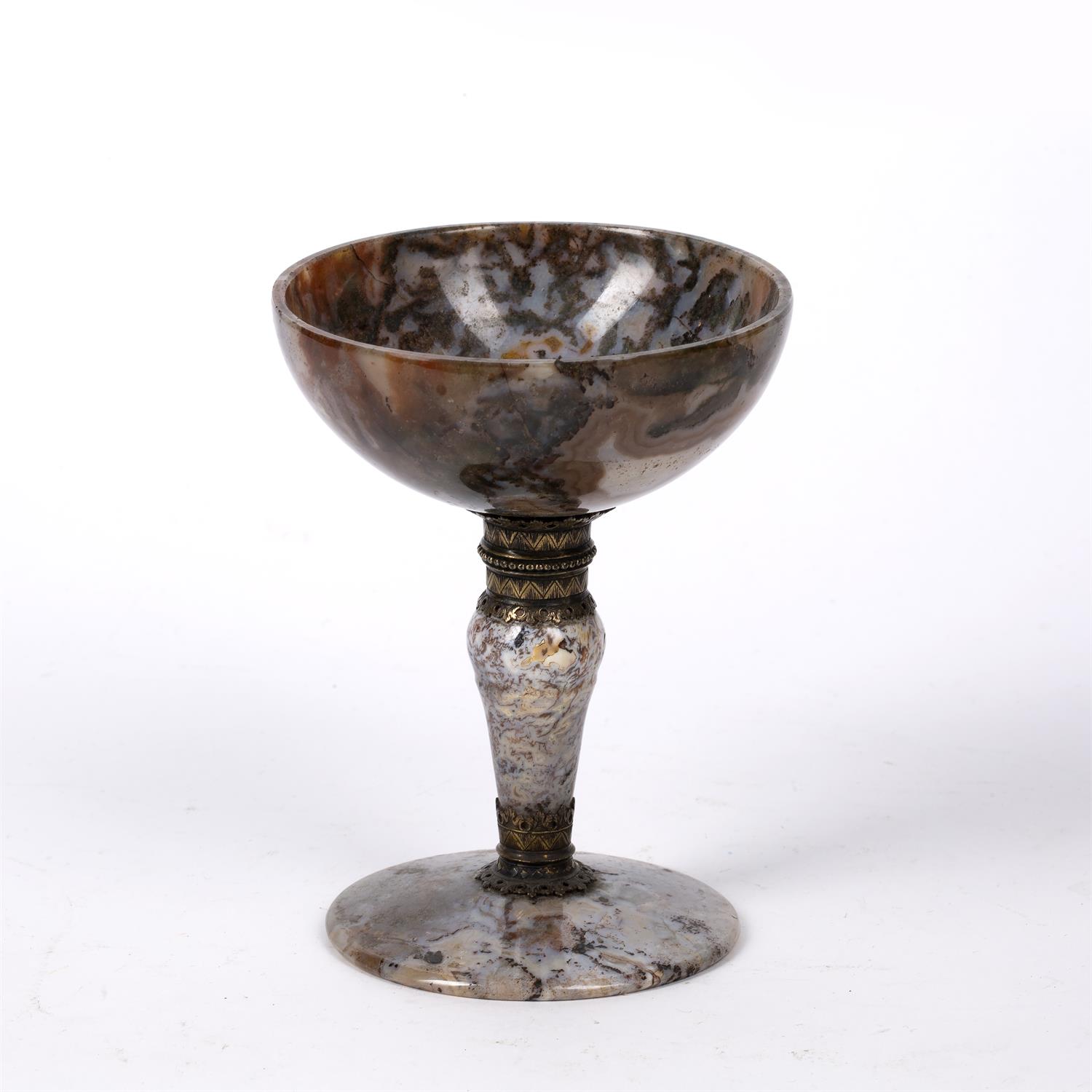 10 - Moss agate chalice 