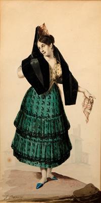 Lot 74 - Joaquin Dominguez Becquer (1817-1879)