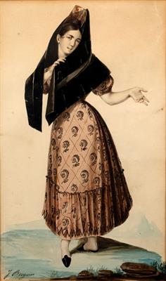 Lot 74 - Joaquin Dominguez Becquer (1817-1879)