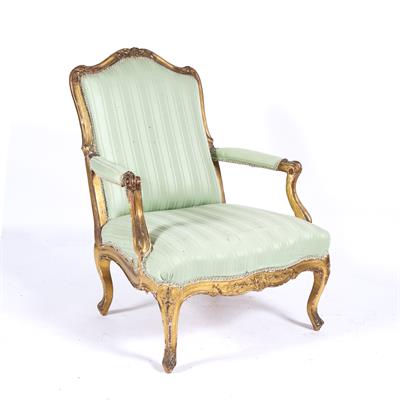 Lot 112 - Large giltwood fauteuil