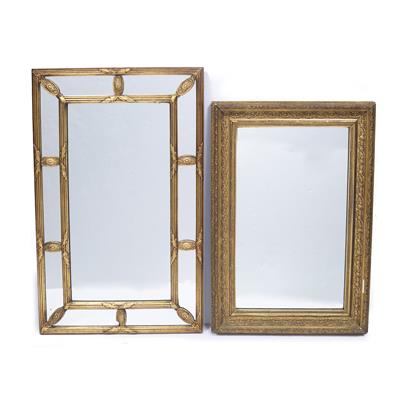 Lot 120 - Two contemporary oblong mirrors