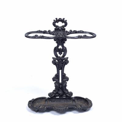 Lot 156 - Cast iron stick stand