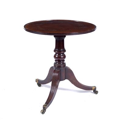 Lot 162 - Mahogany tray top occasional table