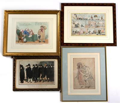 Lot 182 - Group of satirical prints