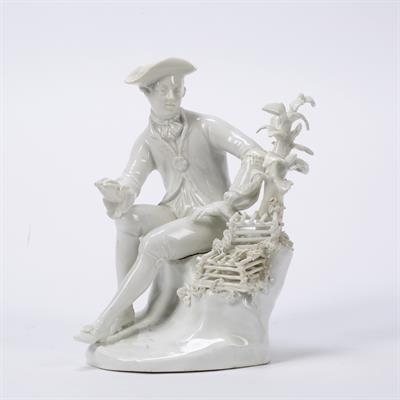 Lot 235 - Vienna white porcelain figure of 'Matrimony'